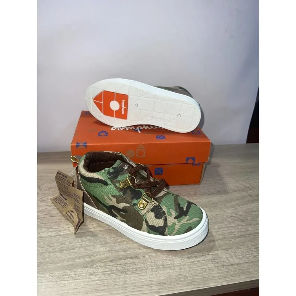 Oomphies Adrian unisex Sneaker Green Camo Sneaker kids10C